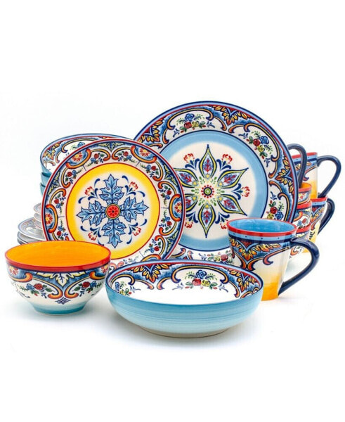 Zanzibar 20 Piece Stoneware Dinnerware Set