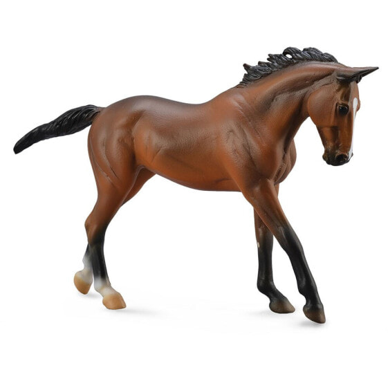Фигурка Collecta COLLECTA Deluxe Bay Thoroughbred Mare Horse (Роскошная кобыла тёмно-коричневого окраса)