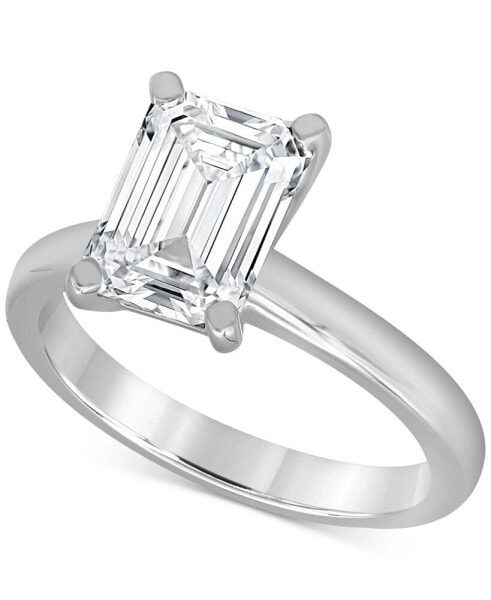 Кольцо Badgley Mischka Certified Emerald-Cut ENG