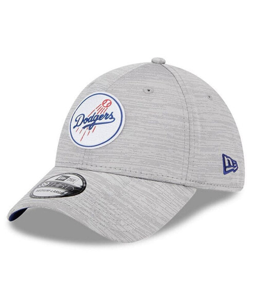 Men's Gray Los Angeles Dodgers 2023 Clubhouse 39THIRTY Flex Hat