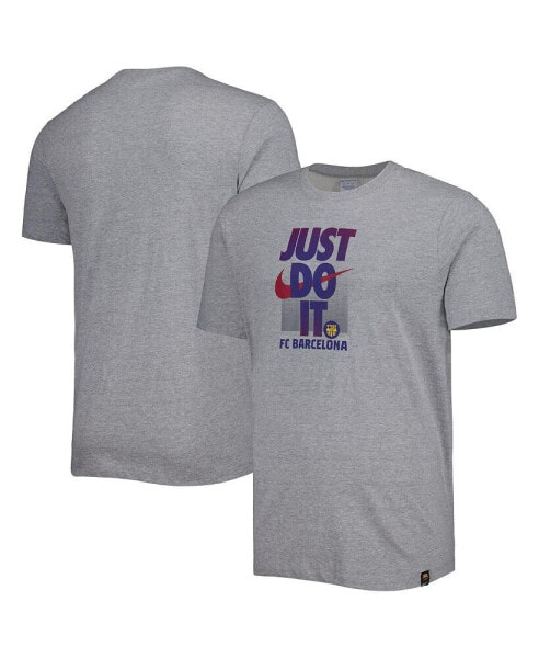 Men's Gray Barcelona Just Do It T-shirt