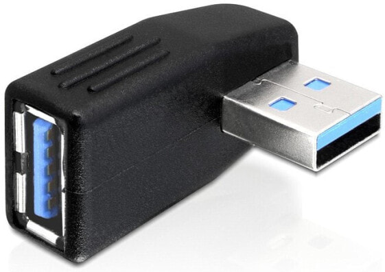 Разъем USB 3.0 Delock M/F - USB 3.0 - USB 3.0 - черный