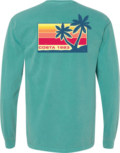 Майка COSTA DEL MAR Seaside LS Seafoam Green UFP 50