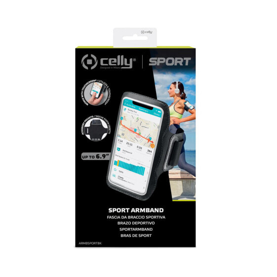 Celly ARMBAND UP TO 6 9 BK