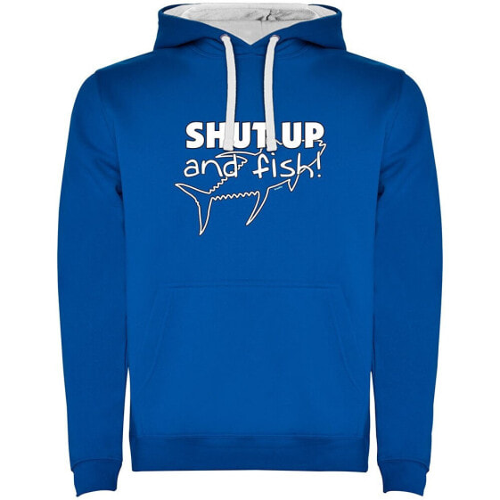 KRUSKIS Shut up And Fish Two-Colour hoodie