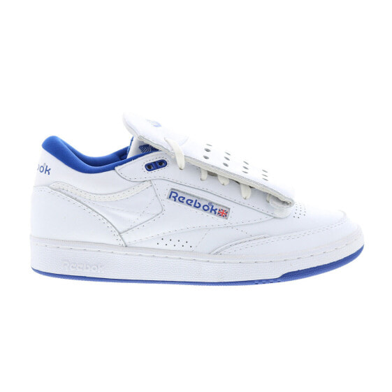 Reebok Club C Mid II MR Mens White Leather Lifestyle Sneakers Shoes