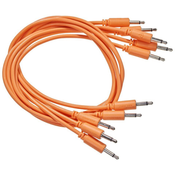 Black Market Modular Patch Cables 90mm Orange (5-Pack)