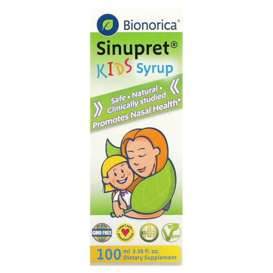 Sinupret Kids Syrup, 3.38 fl oz (100 ml)
