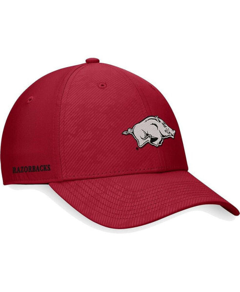 Men's Cardinal Arkansas Razorbacks Deluxe Flex Hat