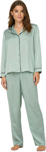 Dámské pyžamo ONLHANNAH 15303337 Aqua Gray