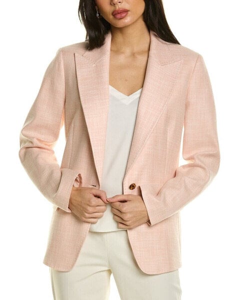 Lafayette 148 New York Loro Piana Carter Wool & Silk-Blend Jacket Women's