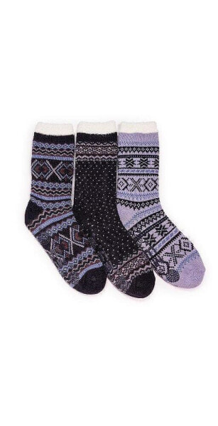 Women's 3 Pk. Tall Cozy Lined Lounge Socks