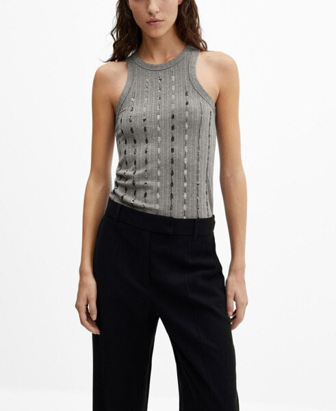 Women's Sequin Detail Knitted Top