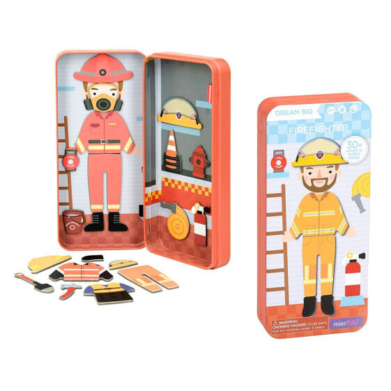 MIEREDU Magnetic Puzzle My Firefighter Heroes