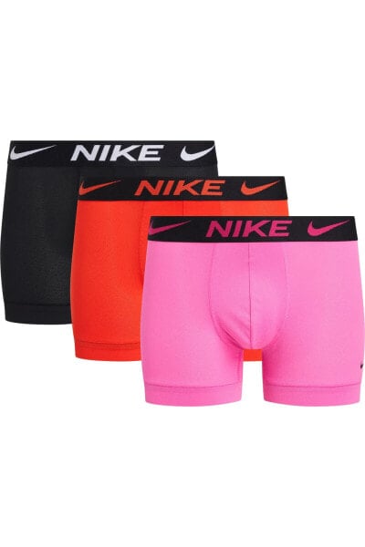 Трусы мужские Nike 0000KE1224-K0L черно-красно-розовые