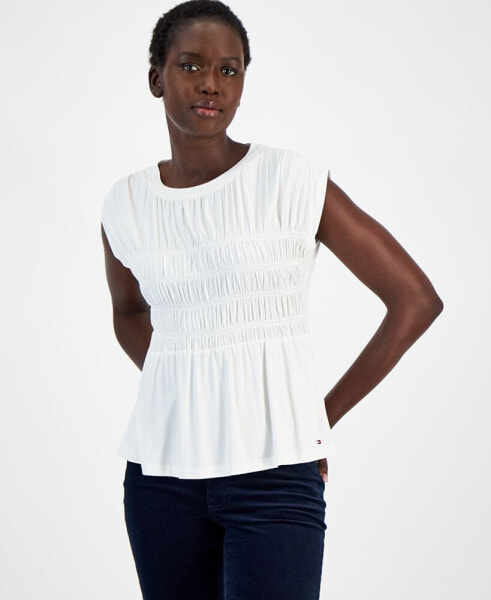 Women's Smocked Sleeveless Top