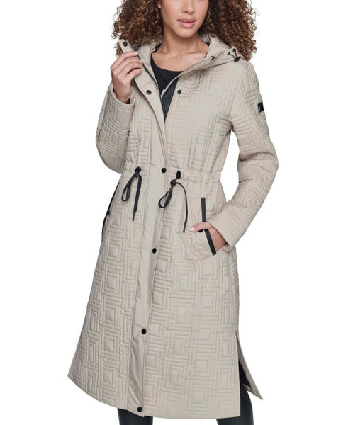 Women's Hooded Quilted Anorak Coat, Created for Macy's