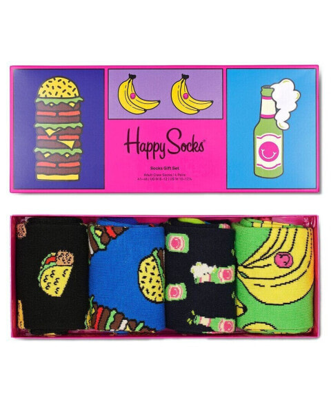 Happy Socks 4Pk Yummy Yummy Socks Gift Set Men's 41-46