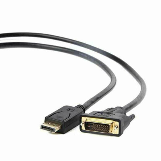 Адаптер для DisplayPort на DVI GEMBIRD CC-DPM-DVIM-6 1080 px 1,8 m Чёрный 1,8 m