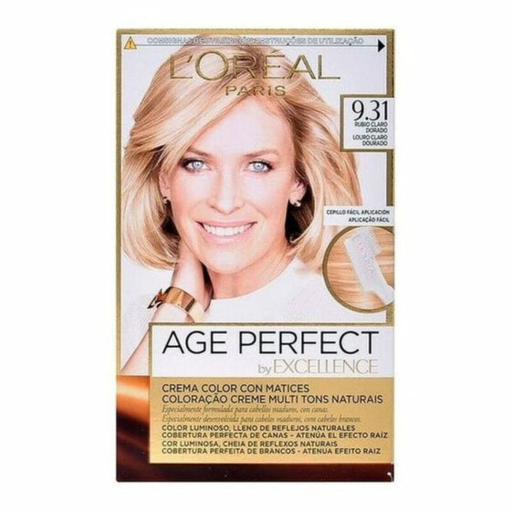 Краска для волос Anti-Ageing Excellence Age Perfect L'Oreal Paris Светло-золотистый Nº 9.0-rubio muy claro (1 шт)