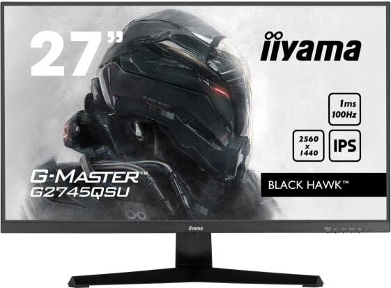 Iiyama 27iW LCD WQHD Gaming IPS 100Hz - Flat Screen - 1 ms