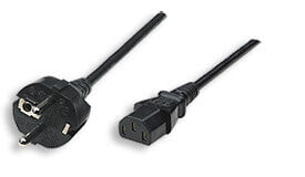 Manhattan Power Cable PC - 1.8 m - Male/Female - Black