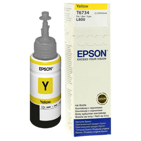 Epson T6734 Yellow ink bottle 70ml - Standard Yield - Pigment-based ink - 1 pc(s)