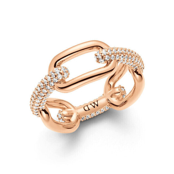 Stylish bronze ring Crystal Link DW0040057