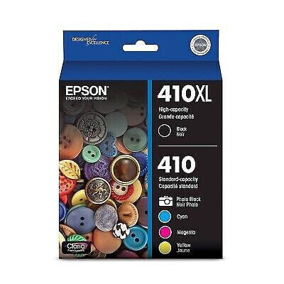 Epson 410XL Black & Standard Capacity Photo Black - C/M/Y Ink Cartridges Combo