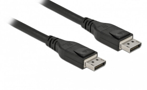 Delock Active DisplayPort Cable 8K 60 Hz 10 m - 10 m - DisplayPort - DisplayPort - Male - Male - 7680 x 4320 pixels