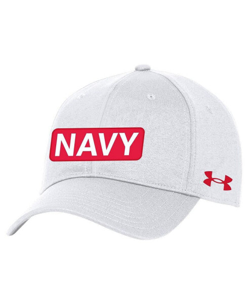 Men's White Navy Midshipmen 2022 Special Games NASA Adjustable Hat