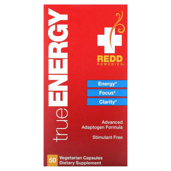 Витамин А для здоровья печени Redd Remedies TrueEnergy, 50 капсул вегетарианских