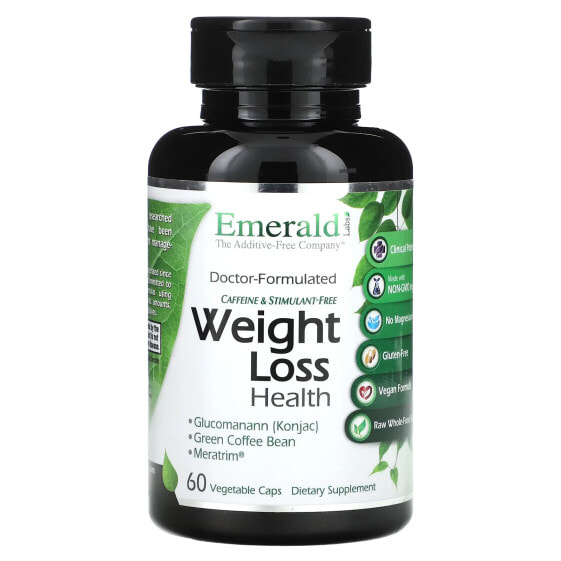 Препарат для похудения Emerald Laboratories Weight Loss Health, 60 капсул - овощные.