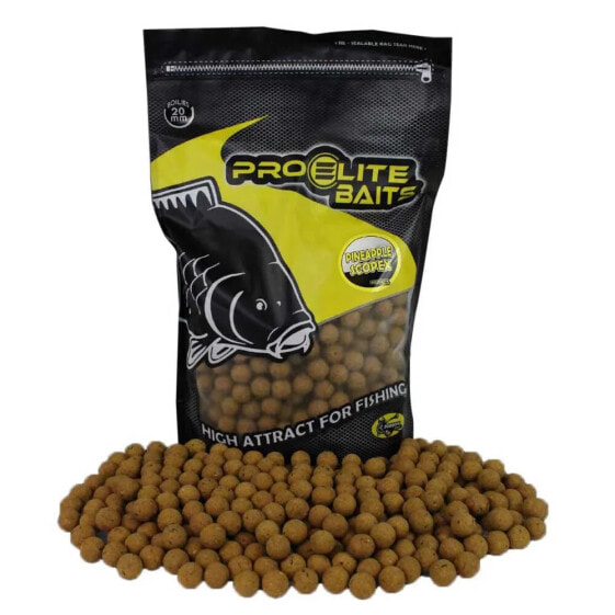 PRO ELITE BAITS Natural 2.5Kg Pineapple&Scopex Boilie