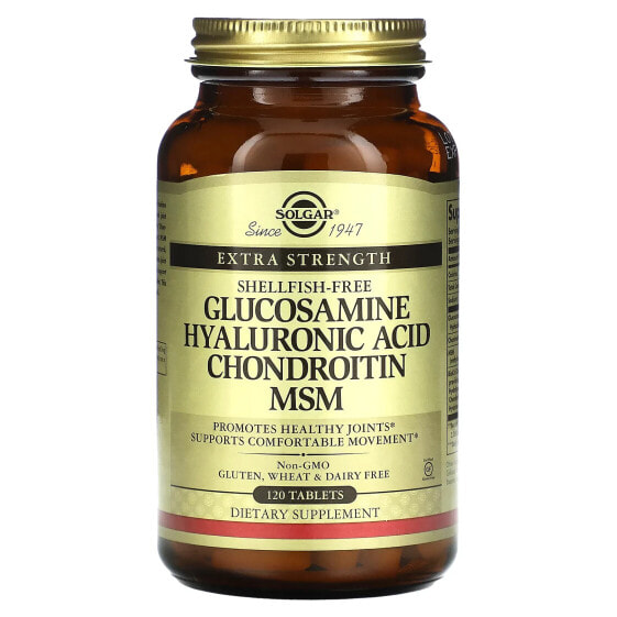 Glucosamine Hyaluronic Acid Chondroitin MSM, 120 Tablets