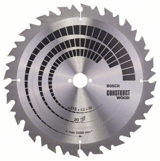 Bosch Kreissägeblatt Construct Wood 315 x 30 x 3,2 mm; 20