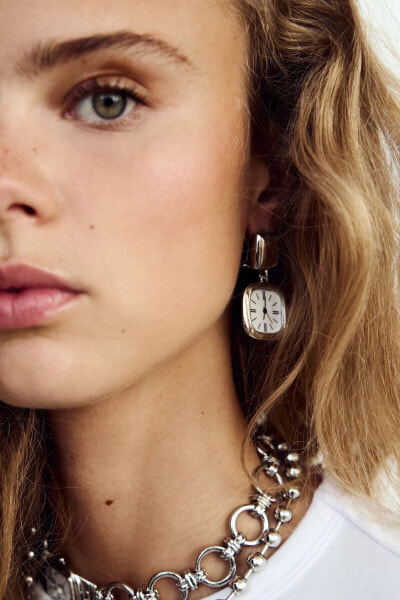 CLOCK EARRINGS