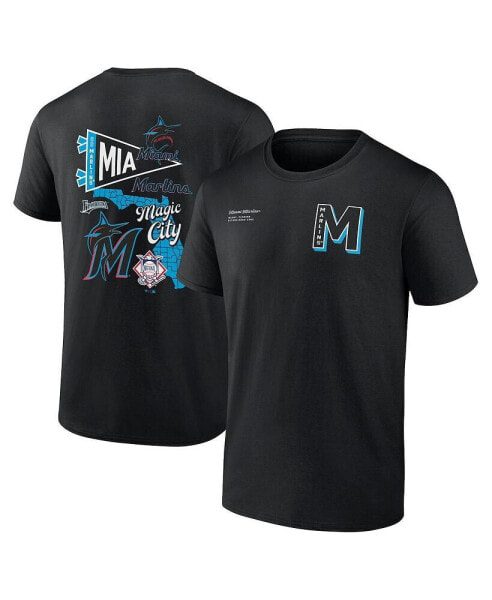 Men's Miami Marlins Split Zone T-Shirt