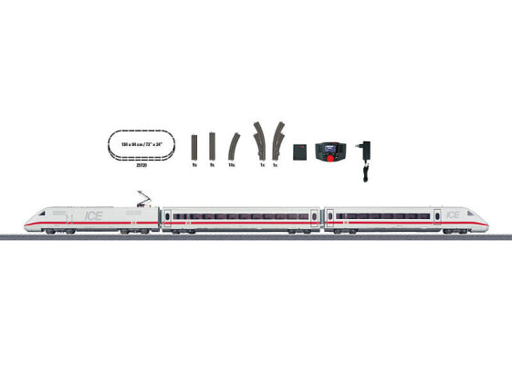 Märklin ICE 2 - HO (1:87) - Boy/Girl - Black - Red - White - Model railway/train - AC - 16.5 mm