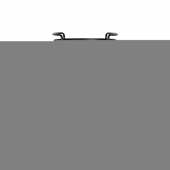 Вспомогательный стол DKD Home Decor Стеклянный Чёрный Металл (47 x 46 x 71 cm)