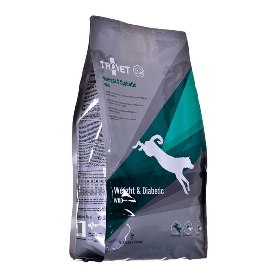 TROVET Weight And Diabetic WRD With Chicken 3kg Dog Food