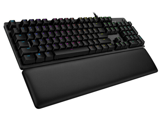 Logitech G G513 CARBON LIGHTSYNC RGB Mechanical Gaming Keyboard - GX Brown - Full-size (100%) - USB - Mechanical - QWERTY - RGB LED - Carbon