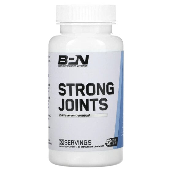 Bare Performance Nutrition, Strong Joints, формула для поддержки суставов, 30 капсул