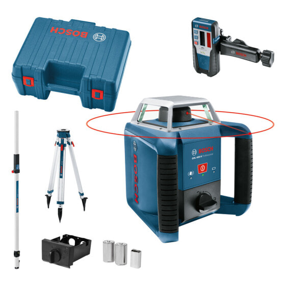 Bosch Rotationslaser GRL 400 H mit Batterie GR 240 + LR 1 + Stativ im Koffer