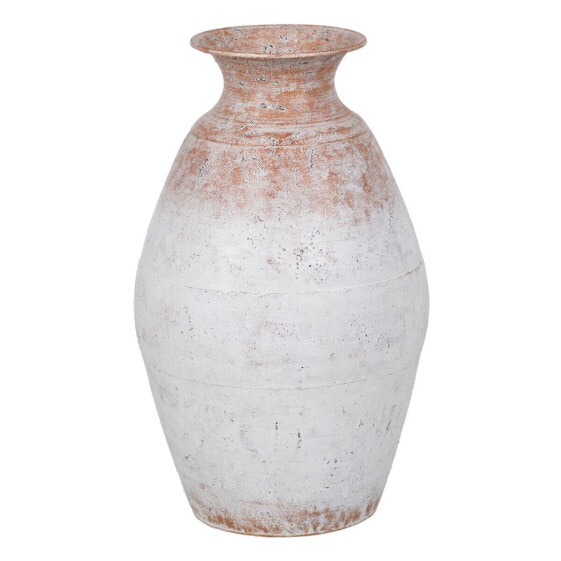 Vase White Iron 28 x 28 x 45,5 cm