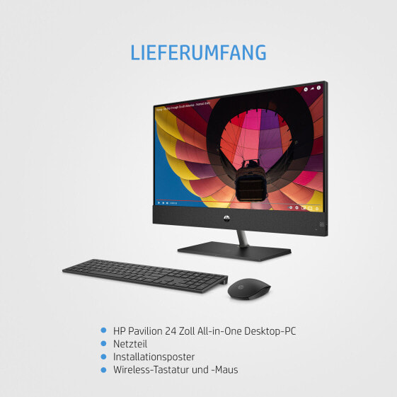 HP Pavilion - All-In-One - 2.1 GHz - RAM: 16 GB DDR4 - HDD: 512 GB NVMe