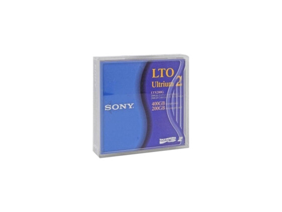 Sony LTO Ultrium Tape Cartridge, 200GB/400GB Capacity