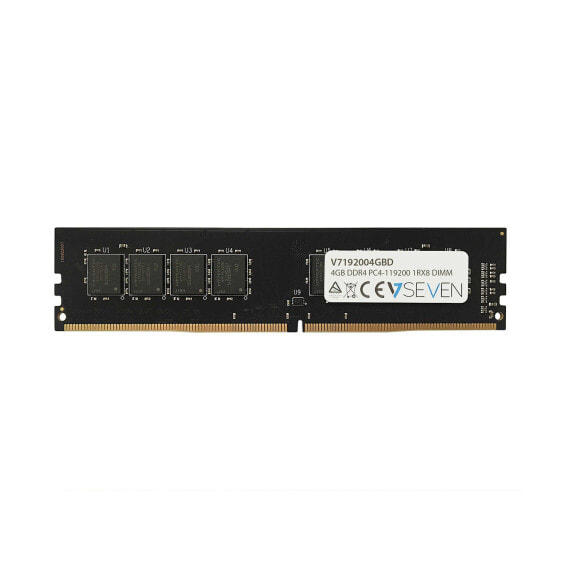 V7 4GB DDR4 PC4-19200 - 2400MHz DIMM Desktop Memory Module - V7192004GBD - 4 GB - 1 x 4 GB - DDR4 - 2400 MHz - 288-pin DIMM