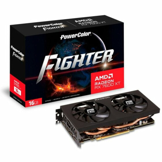 Графическая карта Powercolor FIGHTER AMD Radeon RX 7600 XT 16 GB GDDR6