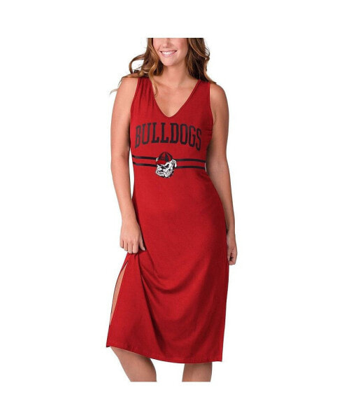 Платье женское G-III 4Her by Carl Banks красное "Training V-Neck Maxi Dress"